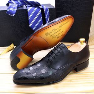 Zapatos de Vestir de Cuero con Cordones, Color Negro y Blanco, Impermeables, para Otoño, Estilo Británico Clásico para Caballero - Product Image 5