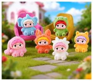 Figuras Coleccionables de Resina de Animales de Jardín: Ovejas, Cocodrilos, Perros, Zorros, Conejos y Elefantes, Accesorios de Decoración de Moda al por Mayor - Product Image 2