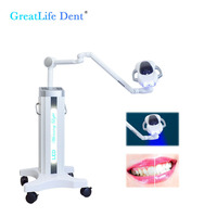Greatlife Dent 60W Machine professionnelle de blanchiment des dents, lampe LED de blanchiment avec compatibilité AC100-240V, lumière bleue 460-490nm