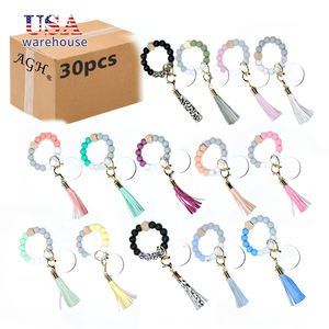 Pengiriman gratis gelang polos sublimasi RTS kualitas bagus 30 buah gudang Amerika Serikat dengan warna campuran - Product Image 1