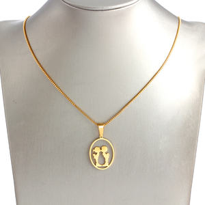 Collar de cadena de Venecia Collar de pareja Fabricante de joyas sin deslustre - Product Image 4