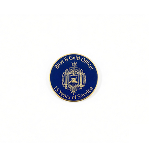 Custom <b>Metal</b> Die-Cast Badge with Gold-Plated and Soft Enamel Finish Corporate Annual Meeting Commemorative Medallion - Product Image 5