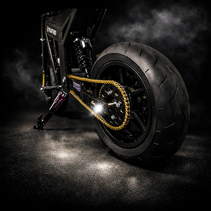 Bộ mâm xe Supermoto 12 inch màu đen mới, tương thích với Tuttio/Yozma/Razor/EM5, vỏ thay thế 110/<span class=keywords><strong>70</strong></span>-12&90/90-12 <span class=keywords><strong>120</strong></span>/<span class=keywords><strong>70</strong></span>-12 - Product Image 5