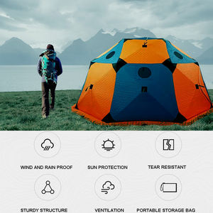 Ridge Tenda Pemancingan Es, Tenda Pemancingan Pop-Up Portabel 8 + Orang, Ekstra Besar Pintu 220 Ekstra Tinggi - Product Image 5