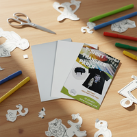 Papier transfert thermique UNEWPRINT blanc A4/A3 pour t-shirts DIY (couleurs foncées et claires)