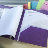 Vente flash : Classeur extensible en PP à deux poches, multicolores, avec logo personnalisé, coins renforcés, 3 trous