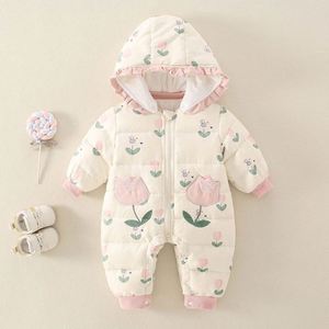 Monos de Invierno para Bebés, Pijamas con Cierre de Cremallera, Trajes de una Pieza, Monos, Bodys, Monos Lisos para Bebés - Product Image 6