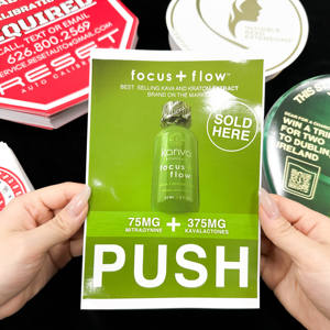 <span class=keywords><strong>Autocollant</strong></span> en vinyle adhésif double face brillant pour vitres de voiture et contenants en verre - Product Image 5