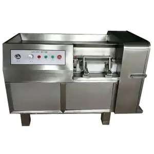 Chicken Breast 500kg Automatic Raw Beef Cube Cutter High-Speed Frozen Dice Meat Cuber Cheese Dicer Machine