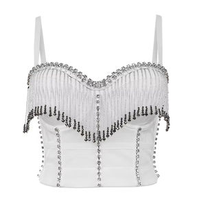 Débardeurs courts sans bretelles en dentelle respirante anti-rétrécissement pour femmes - Mode sexy personnalisée - Product Image 3