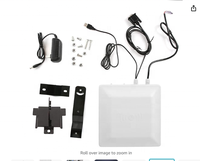 Lecteur de cartes RFID UHF avec antenne intégrée 6dbi, protocole ISO 18000-6C, plastique, pour système de stationnement, contrôle d'accès, WiFi/