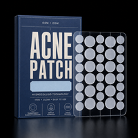 Patch anti-acné invisible hydrocolloïde de style coréen en gros, formule personnalisée à l'acide salicylique et à l'huile d'arbre à thé, patch puissant contre l'acné pour le visage
