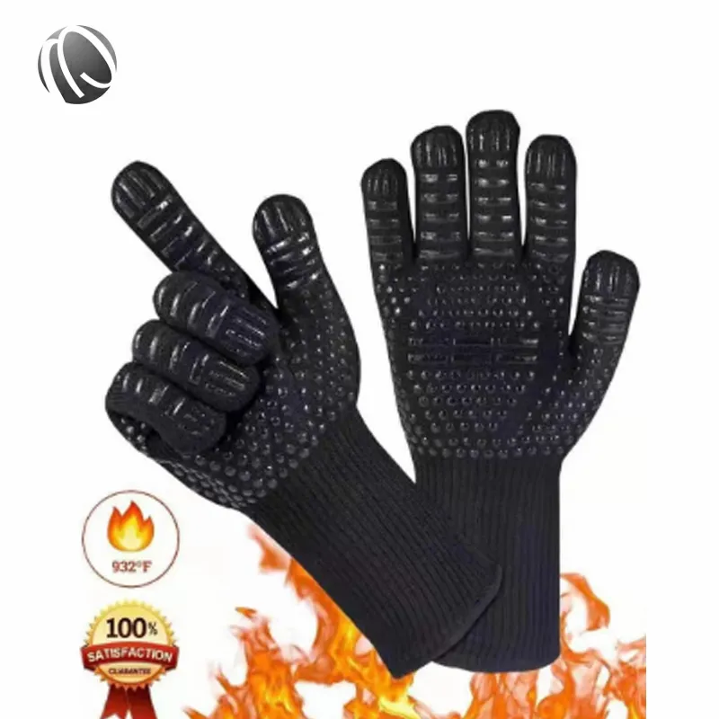 BBQ Grill Gloves available for multiple scenes,making sure safely enjoy grilling,cooking