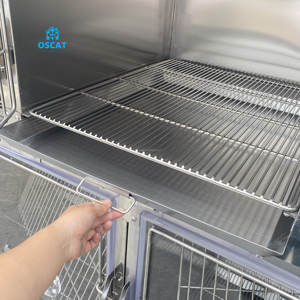 OSCAT en uygun fiyat veteriner araçları dayanıklı Vet 5 kapı kafesi veteriner hastane kafes setleri - Product Image 3