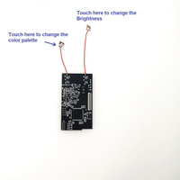 Hispeedido 2 en 1 Version tactile 8 couleurs Mod IPS V2 Kit d'écran à rétroéclairage élevé pour Console Game Boy Advance