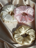 Coussin en soie Chouchous avec rembourrage en coton Objets décoratifs Genre Cravate à cheveux