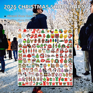 Wholesale PVC <b>Soft</b> <b>Shoe</b> Charms for 2025 Popular Christmas Decorations for Clogs <b>Shoe</b> Charms - Product Image 2