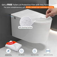 WC intelligent élégant avec séchoir à air chaud et bidet électrique intelligent pour projets de chambres d'hôtel haut de gamme