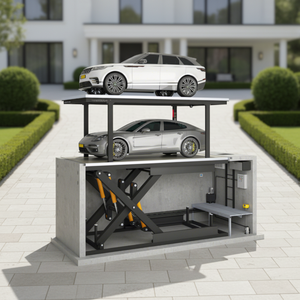Ascenseur de stationnement hydraulique à <span class=keywords><strong>ciseaux</strong></span> en acier allié de petite taille et de structure compacte, capacité de 4 personnes, pour garages souterrains étroits, sud-est - Product Image 4