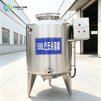 Cuve de pasteurisation pour lait, miel et jus de fruits, Machine de pasteurisation laitière commerciale, Équipement de pasteurisation des œufs