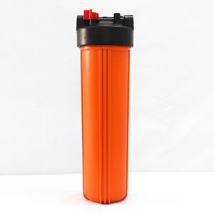 3 aşamalı 20 inç büyük mavi plastik şeffaf su filtre yuvası 10.0 mikron filtrasyon ile ev kullanımı için 400 GPD akış hızı - Product Image 4