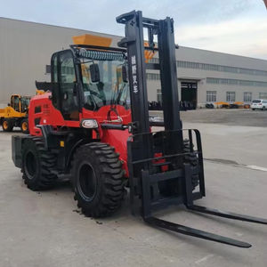 Carretillas elevadoras todoterreno hidráulicas CE EPA 3,5-10Ton 4X4 Motor de gasolina para todo terreno áspero nuevo para la venta - Product Image 1