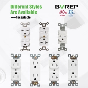 Presa Elettrica Doppia Americana Barep YGB-047, Standard 15A 125V, Presa di Corrente - Product Image 4