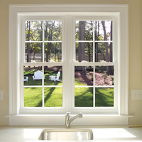 Ventanas Abatibles Modernas con Marco de Aleación de Aluminio y Rejillas de Acero Inoxidable