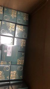 IQibla Zikr 1 Tasbih Smart Ring Zikr1 pour <span class=keywords><strong>les</strong></span> musulmans Tally Tasbeeh compteur métal 5 rappel <span class=keywords><strong>de</strong></span> temps <span class=keywords><strong>de</strong></span> prière dents bleues étanchéité IP68 - Product Image 6