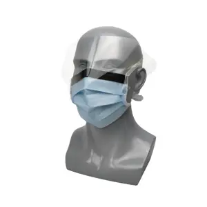 三奇510K口罩OEM定制蓝白黑色耳环3 4层医用牙科诊所保护性一次性手术面罩