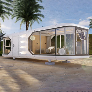 Casas prefabricadas Diseño lujoso moderado Casas de contenedores espaciales para acampar Casa de cápsulas espaciales con Sistema Inteligente - Product Image 4