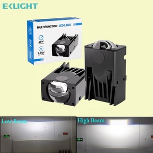 ไฟติดกระจังหน้า LED 9-80V 35W 45W ลำแสงต่ำแสงจ้าอุปกรณ์เสริมรถยนต์ไฟโปรเจคเตอร์ LED ลำแสงต่ำเลนส์ไฟตัดหมอก LED สว่างมาก - Product Image 1