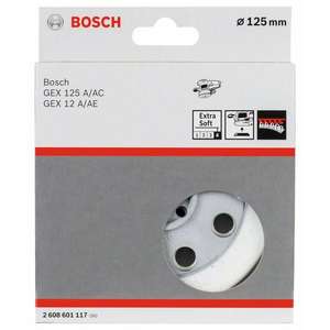 BOSCH - 2608601117 Almohadilla de lijado extra-suave, 125 mm - EAN 3165140219488 ABRASIVOS ALMOHADILLAS DE LIJADO - Product Image 2