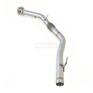 Tuyau de descente en acier inoxydable 304 pour Jeep Wrangler JL 2.0T 2018-2020, flux direct, sans OPF, sans catalyseur, performance racing, tuning professionnel - Product Image 5