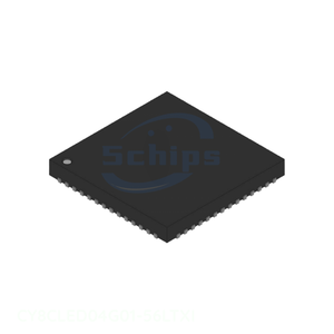 Composants électroniques de circuit intégré CY8CLED04G01-56LTXI avec 56 pôles apparents VFQFN, originaux - Product Image 1