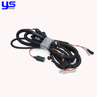 Arnés de cableado profesional de 16 pines para estéreo de coche, con funda trenzada, adaptador ISO, conector de radio para unidad principal de posventa, a granel