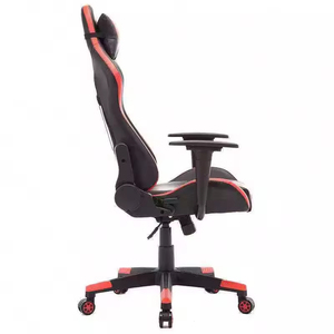Silla de Juego Económica, Ajustable en Altura, Giratoria, con Logotipo Personalizable, Reposabrazos Rojos, Silla de Juego Ejecutiva para Esports, Modelo 5723A - Product Image 2