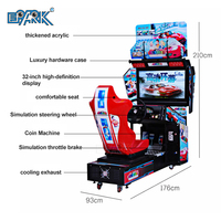 Simulateur de course automobile, machine de jeu d'arcade, simulateur de conduite de voiture de course, jeu de course automobile à vendre