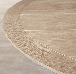 Meubles de jardin d'extérieur, table rectangulaire en teck et chaises, table de patio en bois pour hôtel, ensemble de salle à manger en teck pour l'extérieur - Product Image 5