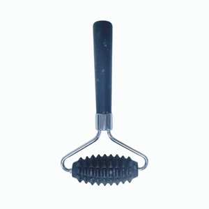 Rouleau de massage facial à pointes en jade Xiuyan noir, double tête, masseur du cuir chevelu et du corps, outil de soin de la peau et de beauté - Product Image 4