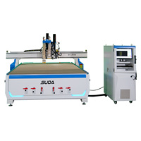 SUDA Serie EC 4.5KW Router CNC Láser de Fibra de Alta Resistencia para Grabado de Acrílico, Madera, Metal, MDF, Alta Precisión, Nuevo, Compatible con AI Raytools
