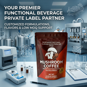 Café de Hongos con Fórmula Personalizada, Mezcla de 10 Hongos para Concentración y Energía, Marca Privada, Fabricante OEM ODM - Product Image 3