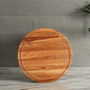 Yeni yaratıcı yuvarlak biftek tabağı, japon basit batı restoran peynir ekmek tahtası , ahşap ev akasya ahşap kesme tahtası - Product Image 4