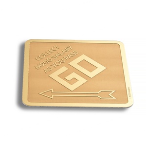 Sous-verre en métal gravé personnalisé, cadeau pratique pour le bureau et la famille - Product Image 2