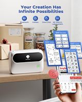 Imprimante d'Étiquettes Thermique Portable Sans Fil Phomemo M421, Compatible Téléphones iOS et Android, Largeur de 1,57 à 4 Pouces, pour Usage Domestique et Professionnel