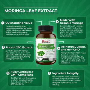 Extracto de Moringa en Cápsulas, Protege el Sistema Cardiovascular para Hombres y Mujeres, Gran Venta - Product Image 3