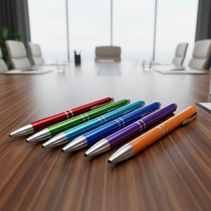 Stylos à bille en métal personnalisables avec logo, nouveauté, vente en gros, pour hôtels, bureaux, publicité, cadeaux promotionnels - Product Image 3