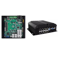 Mini PC Industrial 4Lan RS485 RS232 con Consola Personalizada, 4 SFP, Router Suave, GPIO, ODM, OEM, Mikrotik, Pfsense, Firewall