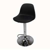 Chaises de bar modernes en acier inoxydable et cuir, réglables, pour restaurant, cuisine, salon, vente en gros d'usine