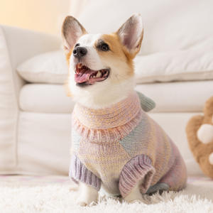 Suéteres y Camisetas <span class=keywords><strong>de</strong></span> Lujo para Perros, <span class=keywords><strong>Otoño</strong></span> Invierno, Forro Polar <span class=keywords><strong>de</strong></span> Poliéster, Cálido, Hipoalergénico, para Bichón Frisé - Product Image 4